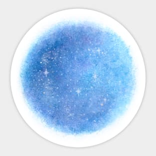 Circle Galaxy Watercolor Sticker